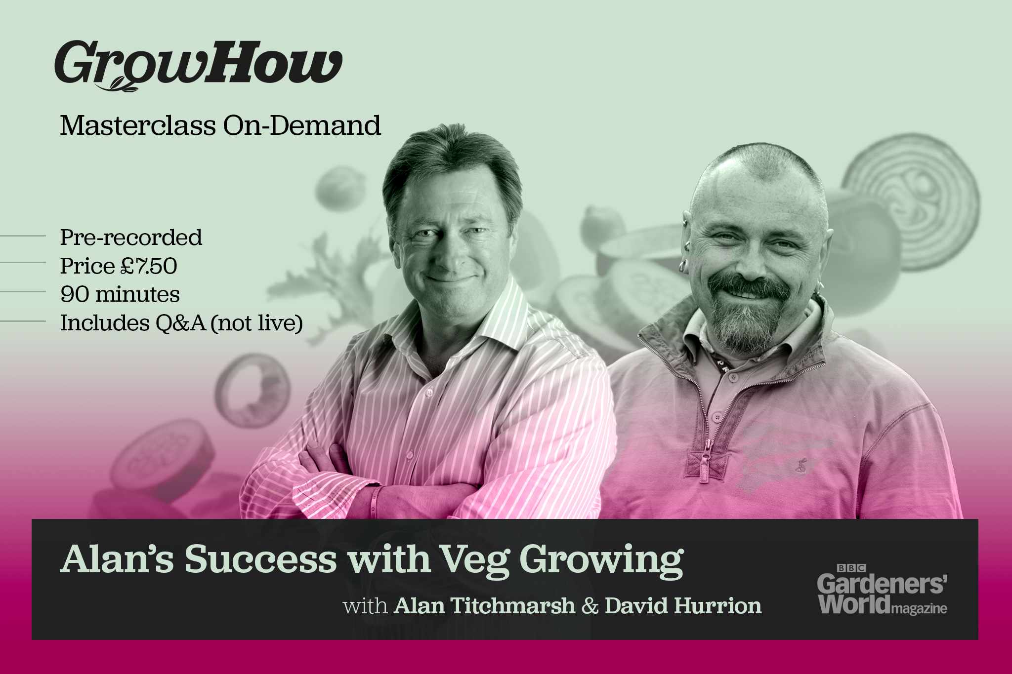 Masterclass On-Demand: Alan's Success with Veg Growing