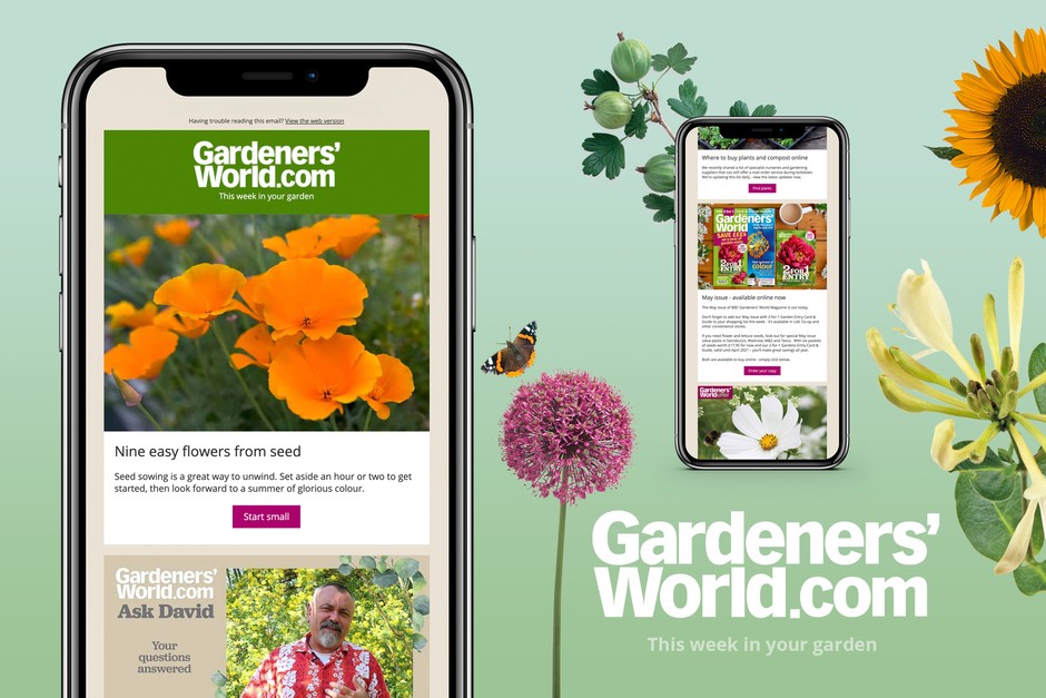 Sign up to the GardenersWorld.com weekly email newsletter