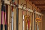 How to make a garden shed tool rack