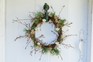 Contemporary Christmas wreath