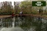 How to edge a pond to hide the liner