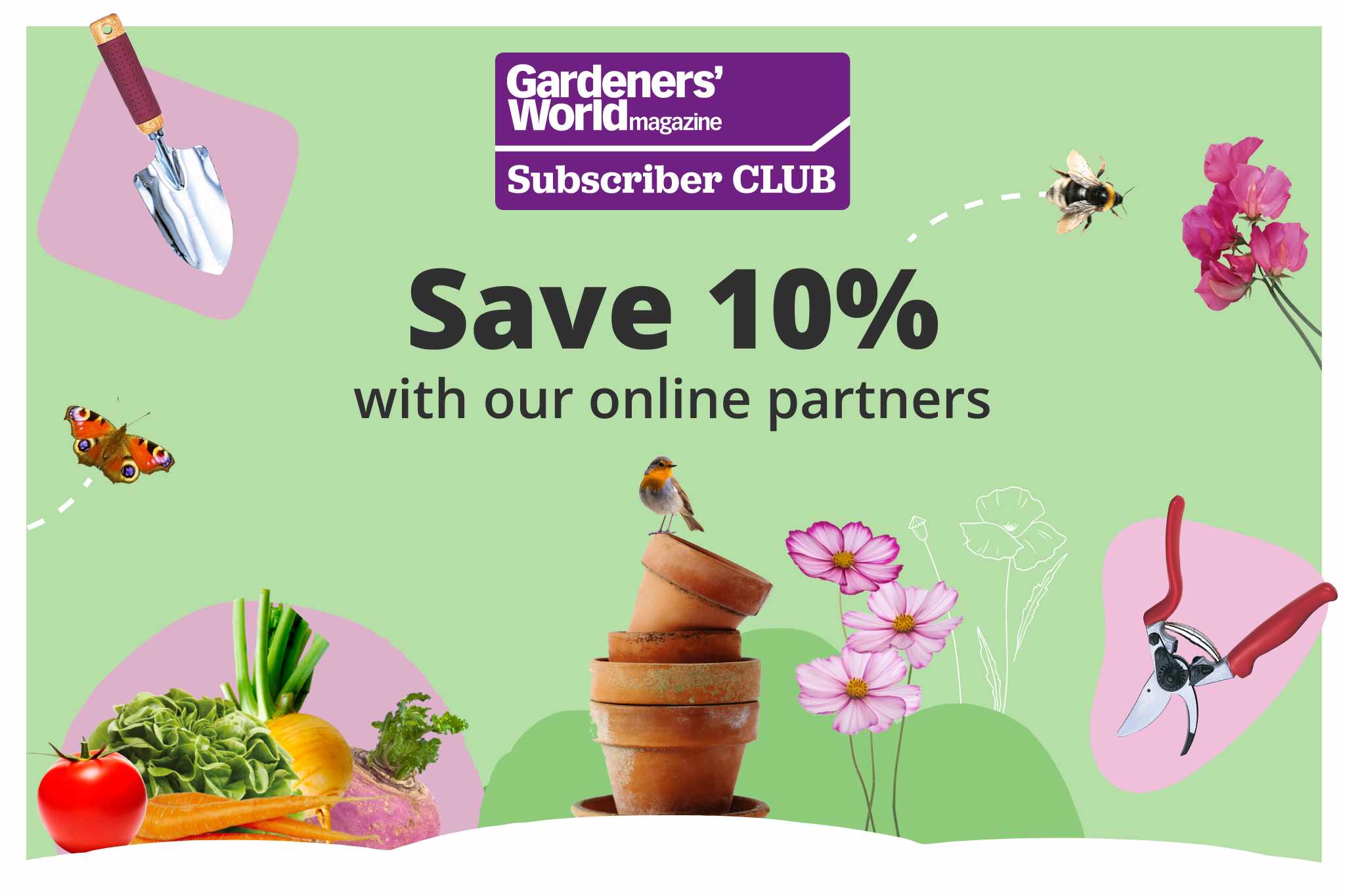 Subscriber Club: 10% partner discounts scheme